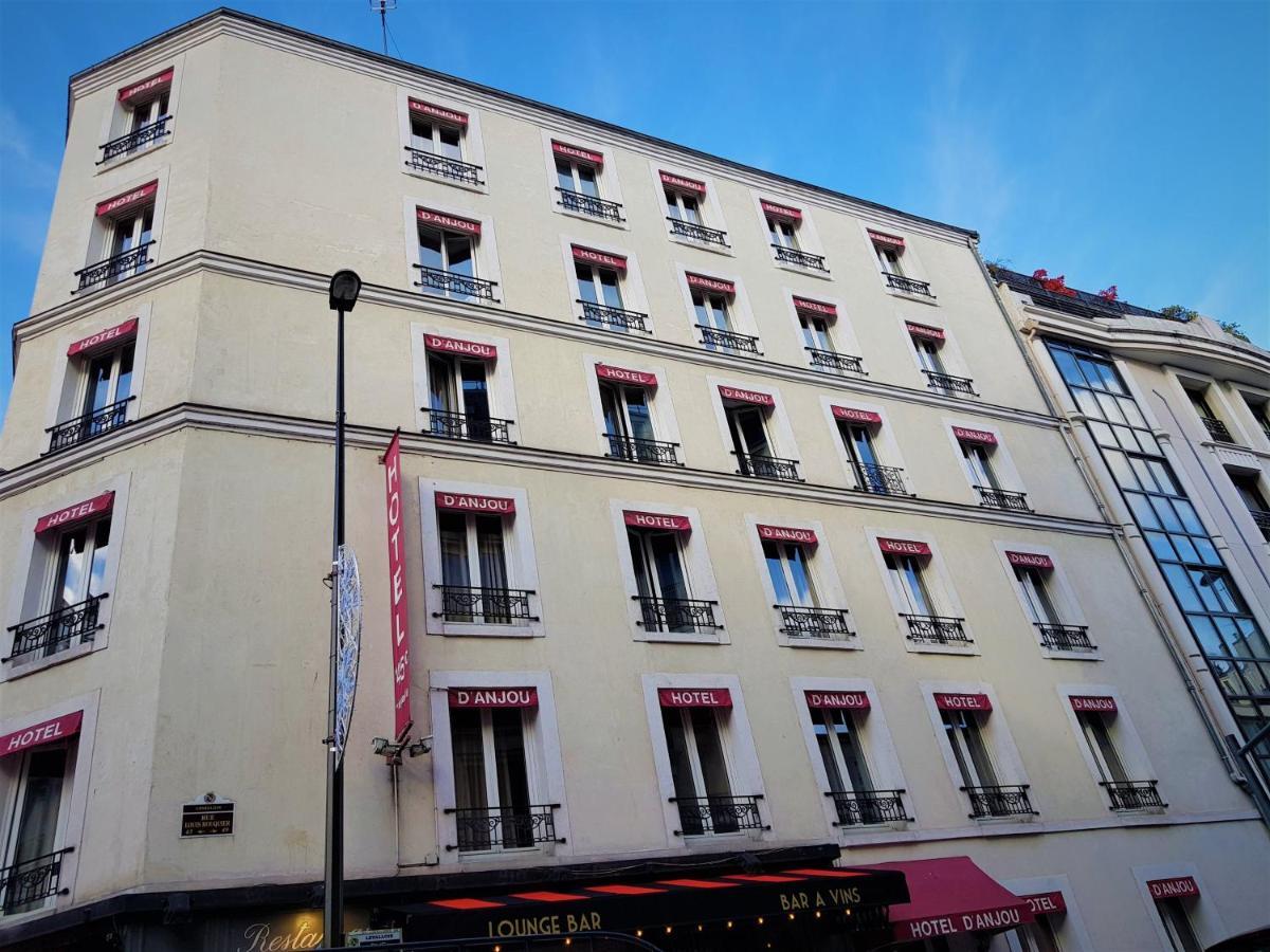 Hotel D'Anjou Levallois-Perret Exterior foto